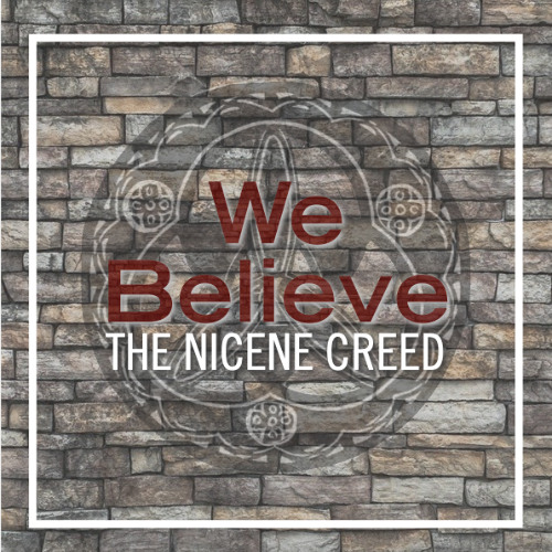 The Nicene Creed sermon series cover art